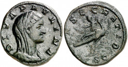 (235-236 d.C.). Paulina. Sestercio. (Spink. 8401) (Co. 3) (RIC. 3). Rara. 18,85 g. MBC+.