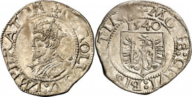 1540. Carlos I. Besançon. 1 carlos. (Vti. falta). 1,04 g. MBC.