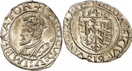 1541. Carlos I. Besançon. 1 carlos. (Vti. falta). 1,17 g. EBC-.