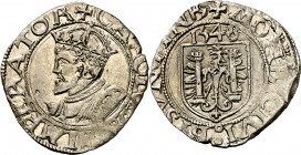 1548. Carlos I. Besançon. 1 carlos. (Vti. falta). 1,28 g. EBC-.