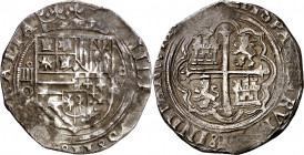 s/d (1572-1589). Felipe II. México. O. 4 reales. (AC. 504). Manchitas. Escasa. 13,54 g. MBC-/MBC.