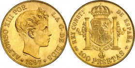 1897*1962. Franco. SGV. 100 pesetas. (AC. 178). 32,25 g. S/C-.