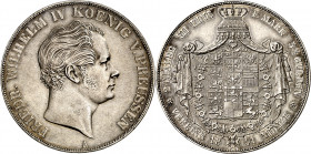 Alemania. Prusia. 1841. Federico Guillermo IV. A (Berlín). 2 taler. (Kr. 440.1). AG. 37,05 g. EBC-.