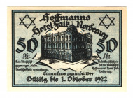 Germany - Weimar Republic Norderney 50 Pfennig 1922 
Jewish star; UNC