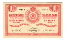 Finland 1 Mark 1915 
P# 16; # 12558801; AUNC