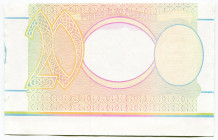 Northern Ireland 20 Pounds (ND) Test Note 
.