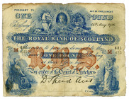 Scotland 1 Pound 1926 
P# 316e; N# 224480; #M 681 625; F