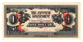 Malaya Japanese Government 1 Dollar 1942 (ND) Specimen
P# M5c; N# 204451;# MO; Non-manufacturer overprint; UNC