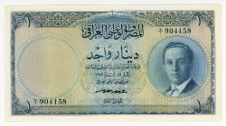 Iraq 1 Dinar 1953 (ND)
P# 34; N# 221613; # Y/1 904158; VF