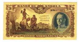 Angola 5 Angolares 1947 
P# 77; N# 216552; Very nice condition; XF