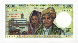 Comoros 5000 Francs 1984 (ND)
P# 12b; N# 232564; # 68145;UNC