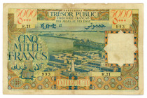 French Afars & Issas 5000 Francs 1969 (ND)
P# 30; N# 262158; #R.21 000516993; F