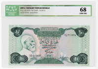 Libya 10 Dinars 1984 (ND) ICQ 68
P# 51; N# 201772; # 3 A/24 311935