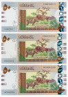 Sudan 3 x 50 Pounds 2011 - 2017
P# 75; N# 208110; UNC