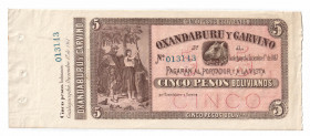 Argentina 5 Pesos 1867 
P# S1776; # 013143; AUNC