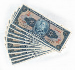 Brazil 10 x 20 Cruzeiros 1961 (ND)
P# 168a; N# 210058; UNC