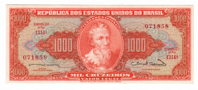 Brazil 1000 Cruzeiros 1963 (ND)
P# 181; N# 207300; # 071858; UNC