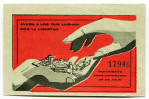 Cuba Revolution 1 Peso 1958 (ND)
# 17946; Fidel Castro; MOVIMIENTO 26 DE JULIO; XF-