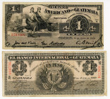 Guatemala 2 x 1 Peso 1900 & 1920
P# S111; S152a; # 2503308; # 994734; F-VF