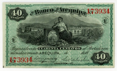 Peru 40 Centavos 1874 (ND)
P# S116; N# 219633; # 173934; UNC