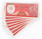 Suriname 8 x 10 Gulden 1982 
P# 126; N# 205300; UNC