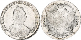 Russia 20 Kopeks 1778 СПБ
Bit# 388; Silver 4.48g; 1 Rouble by Petrov; Luster; AU-UNC