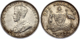 Australia 1 Shilling 1927
KM# 26; N# 10525; Silver; George V; Mint: Melbourne; VF-XF
