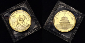 China 10 Yuan 1990
KM# 269; Y# 239; N# 41447; Gold (.999) 3.11 g.; Panda Bullion; UNC Proof