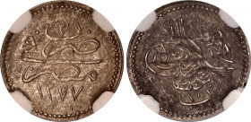 Egypt 10 Para 1862 AH 1277 // 3 NGC MS 63
KM# 243, N# 90678; Silver; Abdulaziz; Top grade for this coin