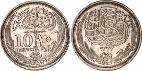 Egypt 10 Piastres 1917 AH 1335 NGC MS 62
KM# 319, N# 6040; Silver; Hussein Kamel; Occupation Coinage