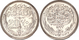 Egypt 20 Piastres 1916 AH 1335 NGC MS 63
KM# 321, N# 15235; Silver; Hussein Kamel; Occupation Coinage; With full mint luster