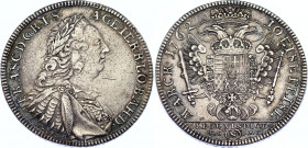 German States Nürnberg 1 Taler 1762 SS IMF
KM# 333; Dav. 2486; N# 29437; Silver; XF Toned