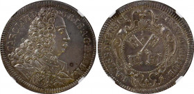 German States Regensburg 1/4 Taler 1737 NGC MS 63
KM# 275; Silver; Karl VI; Amazing collectible price