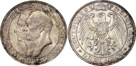 Germany - Empire Prussia 3 Mark 1911 A NGC MS 63
KM# 531, N# 13476; Silver; Wilhelm II; 100th Anniversary of Breslau University.