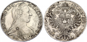 Austria 1 Taler 1780 SF
KM# 22, N# 33736; Silver; Maria Theresia; Haus Habsburg; Burgau Mint; Very rare original strike especially in such a high gra...