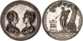 Austria Silver Medal for Royal Marriage 1816
Mont. 2458; AR-Medal 1816 by I. Harnisch. On his fourth marriage to Karoline Auguste von Bayern (1791-18...
