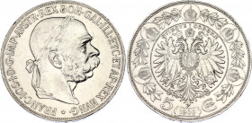 Austria 5 Corona 1900
KM# 2807; Franz Joseph I. Silver, AU-UNC.