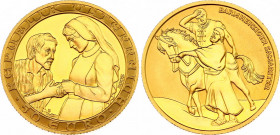Austria 50 Euro 2003
KM# 3102, N# 58119; Gold (.986) 10.14 g., 22 mm.; Christian Charity; UNC