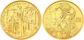 Austria 100 Euro 2003
KM# 3108, N# 58030; Gold (.986) 16.23 g., 30 mm.; Die Malerei; UNC