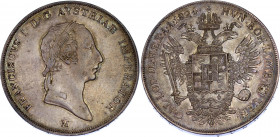 Austria Lombardy-Venetia Scudo 1824 M
Dav# 8, Her# 542; Franz I (1792-1806-1835). Milano (Mailand) Mint. Silver, XF-AU with beautiful dark patina and...