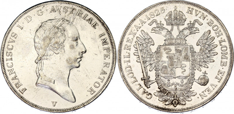 Austria Lombardy-Venetia Scudo 1825 V
Dav# 8, Her# 554; Franz I (1792-1806-1835...