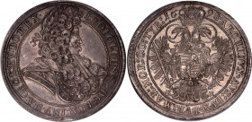Hungary Taler 1698 KB NGC AU 58
KM# 220, Dav# 3264; Holy Roman Empire. Kingdom of Hungary. Leopold I. 1657-1705. AR Taler. Körmöcbánya (Kremnitz) min...