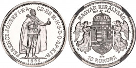 Hungary 10 Korona 1895 KB BP (2014) Silver Modern Restrike NGC MS 69
Like: KM# 485, N# 10813; Silver (,999) 2.07 g., 19 mm.; Franz Joseph I; Mintage ...