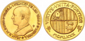 Andorra 1 Sobirana 1980 MCMLXXX
KM# 10; Fr# 2; N# 323628; Gold (.918) 8.00 g.; Joan Martí i Alanis; Episcopal Co-Prince; Catalan Legend; Mint: Milan;...
