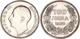 Bulgaria 100 Leva 1930 BP NGC MS 61
KM# 43; Silver; Boris III; Mint: Budapest; UNC, mint luster.