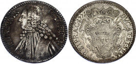 Croatia Ragusa 1 Tallero 1771 GA DM
KM# 18; Dav. 1639; N# 39953; Silver; VF-XF Toned