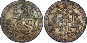 Bolivia 8 Reales 1808
Medina-311; Herrera-26; Silver; Ferdinand VII; Obv: Crowned, rampant lion holding down a two-headed eagle with his lower paw, t...