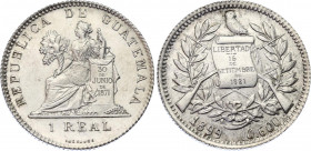 Guatemala 1 Real 1899
KM# 173; N# 75171; Silver; UNC