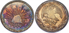 Mexico 8 Reales 1846 Zs OM
KM# 377.13, N# 7394; Silver; AUNC/UNC with amazing toning