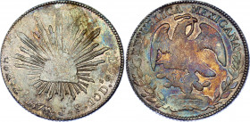 Mexico 8 Reales 1879 Zs JS
KM# 377.13, N# 7394; Silver; XF+ with amazing toning